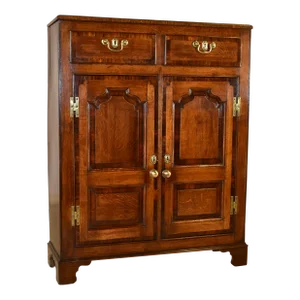 18th Century Oak Lancashire Cupboard