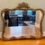 Beautiful statement wall mirror! Ad a touch of French flair to your home with this gold tone finish mirror with a crown...