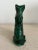 Vintage Green Porcelain Seahorse Vase For Sale - Image 9 of 9
