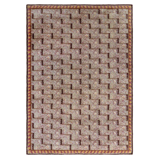 Doris Leslie Blau Vintage Swedish Pile Rug For Sale