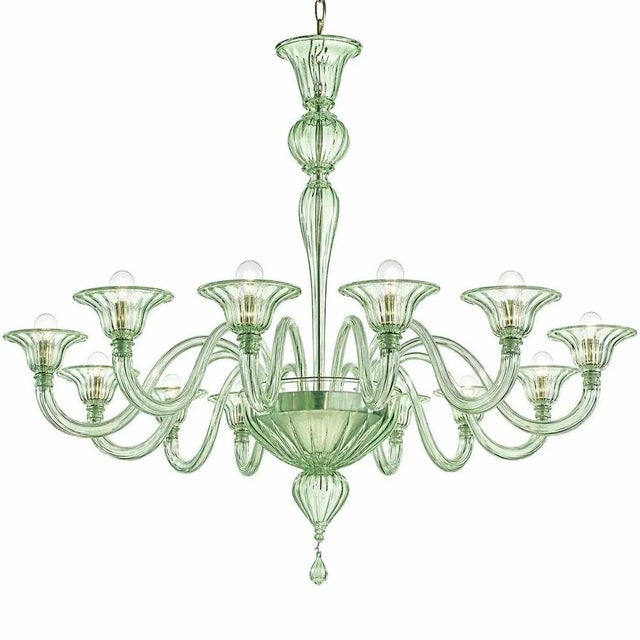 Contemporary Rigadin Murano Glass Chandelier by Simoeng for Simoeng For Sale - Image 3 of 6