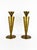 Mid-Century Modern Italian Brass Candlesticks, 1950s, Set of 2 For Sale - Image 16 of 16