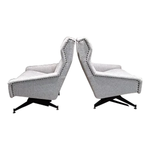 1960s Nello Pini for Novarredo Lounge Chairs Milan Italy