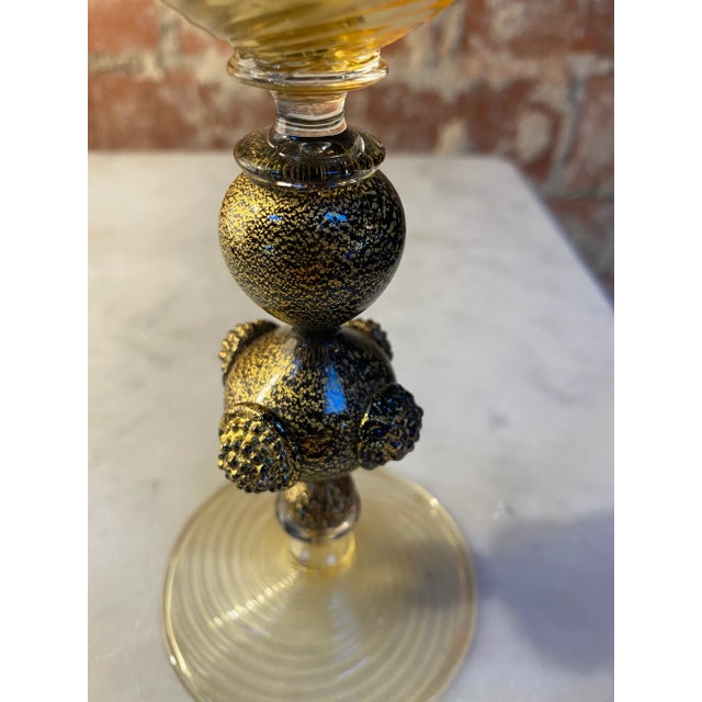 Vintage Decorative Italian Handcrafted Chalice 1970s