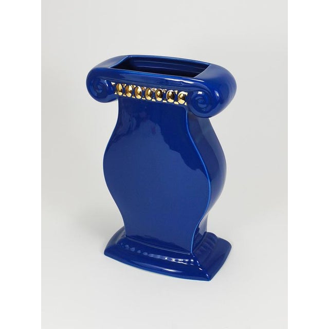 Large Vintage Vase by Heide Warlamis, 1980s For Sale - Image 14 of 15