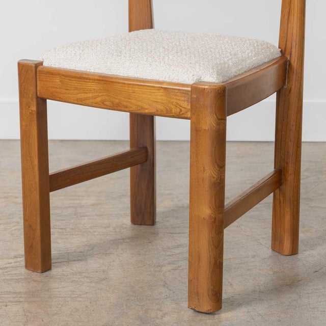 1940s French Elm Dining Chairs, Set of 4 For Sale - Image 13 of 16