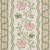 SAMPLE - Schumacher Parvati Floral Stripe Wallpaper In Petal For Sale