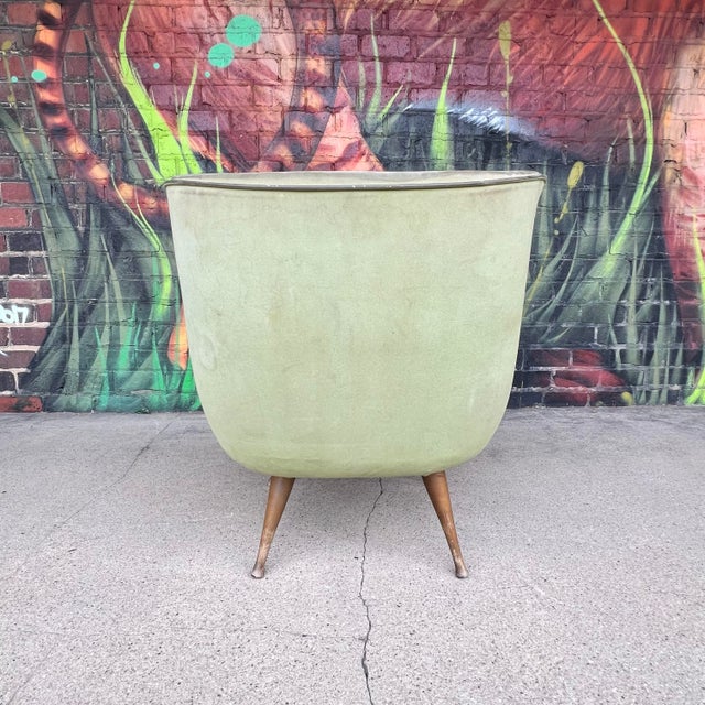 Mid 20th Century Karpen of California Wing Back Lounge Chair – For Reupholstery For Sale - Image 5 of 11