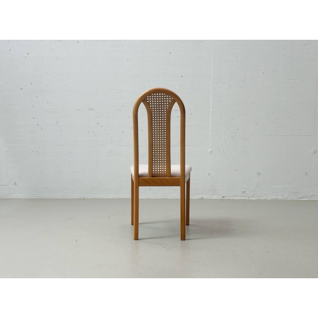 Vintage Dining Chairs with Viennese Caning from Lübke, 1980s, Set of 6 For Sale - Image 11 of 18