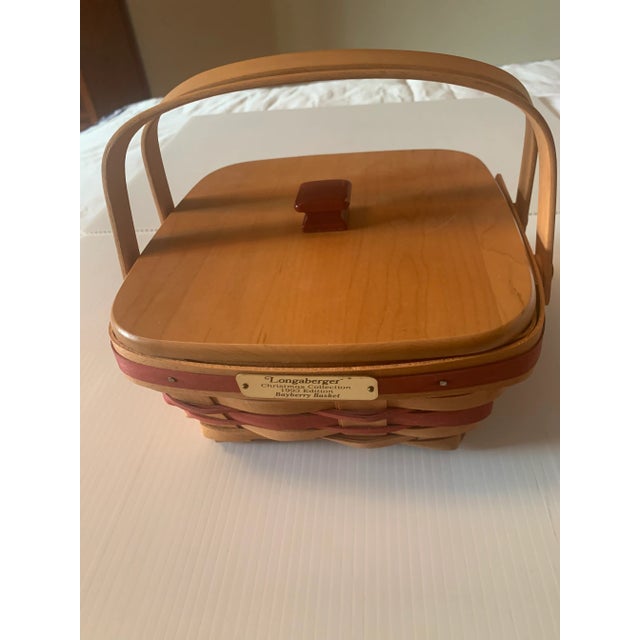 Longaberger Christmas Collection Bayberry Basket 1993 Edition For Sale - Image 9 of 9