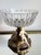 Rococo Vintage Hollywood Regency Cherub Glass Compote Candy Dish For Sale - Image 3 of 12