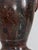 Early 19th-Century French Empire Patinated Bronze Swan-Handle Vase For Sale - Image 4 of 9