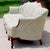 Vintage French Provincial Louis XV Style Sofa / Loveseat Settee by Fogle Furniture Co. – Carved Hardwood Frame & Damask Upholstery For Sale In Naples, FL - Image 6 of 16