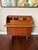 Egon Ostergaard Vintage 1960s Danish Teak MCM Rolltop Secretary Desk Attributed to Egon Ostergaard For Sale - Image 4 of 12
