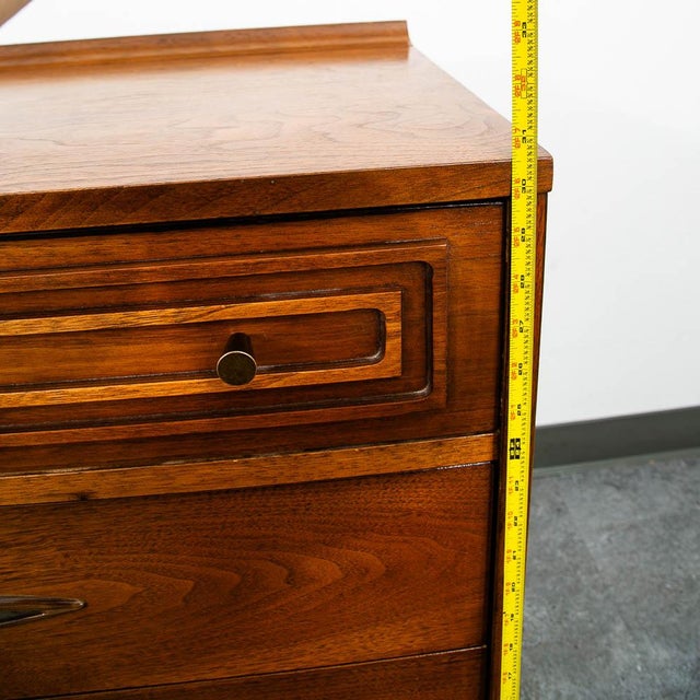 Mid Century Modern Dresser Credenza Broyhill Sculptra Brazilia 6 Drawer MCM For Sale - Image 10 of 10