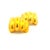 Gold Vintage Maz 14k Yellow Gold Sculptural Ribbed Earrings, Circa 1980s For Sale - Image 8 of 10