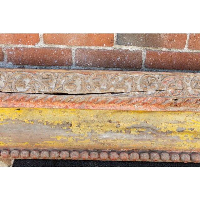 Long 18th Century Gangaur Architectural Carved Beam For Sale - Image 4 of 13