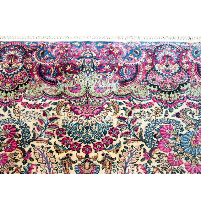 Early 20th Century Persian Kirman Rug For Sale - Image 4 of 15