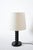 Turned Ebonised Column Table Lamp, 1960s. For Sale - Image 4 of 5