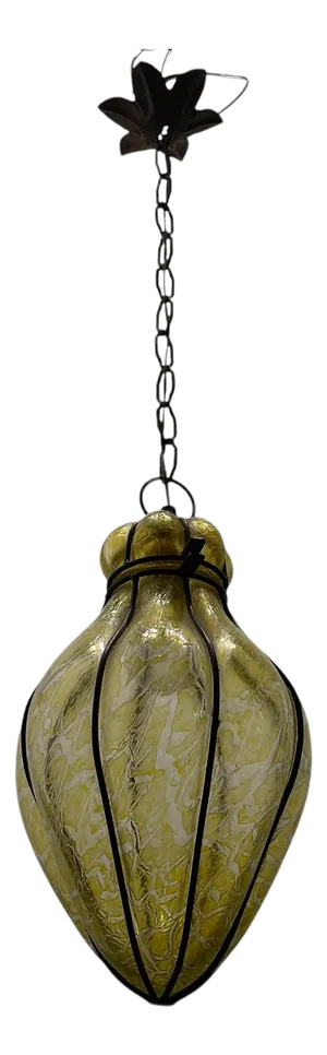 Wrought Iron Light Pendant, 1940s