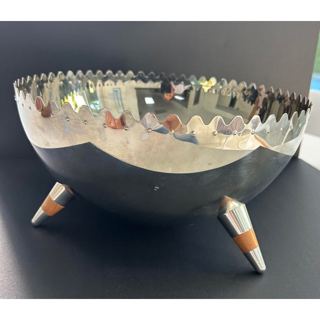 Vintage Alessi Chimu Stainless Steel Bowl. The Chimu Bowl designed by Joanna Lyle in 1992, a postmodern Italian design....