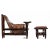 Brown 1960s Restored Brazilian Jangada Rosewood & Leather Sling Chair With Ottoman by Jean Gillon For Sale - Image 8 of 15