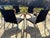 Set of 6 Mid Century Chrome and Wood Dining Chairs For Sale - Image 4 of 18