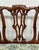 Antique Chippendale Carved Mahogany Three-Seat Bench With Upholstered Seat For Sale In New York - Image 6 of 10