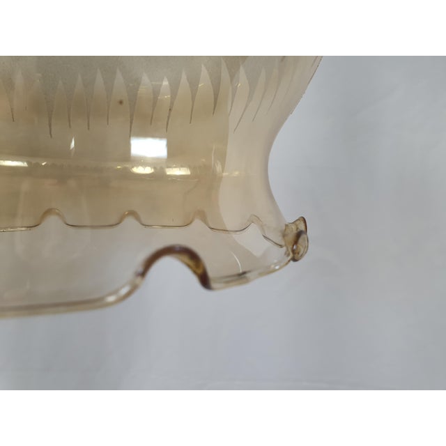 Pendant in Brass and Glass, 1970s For Sale - Image 9 of 18