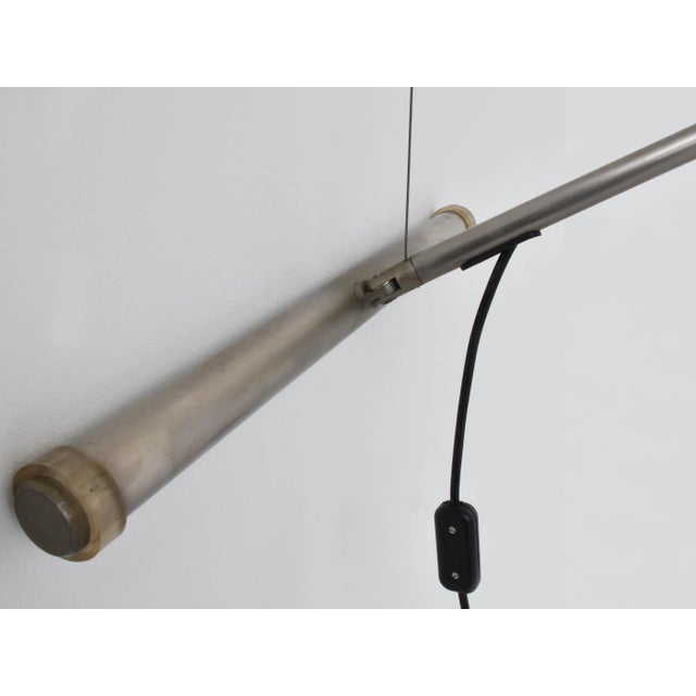 Hyper Technical Extendable Mod. Danae Wall Lamp by Tito Agnoli for Oluce, Italy, 1970s For Sale - Image 12 of 16