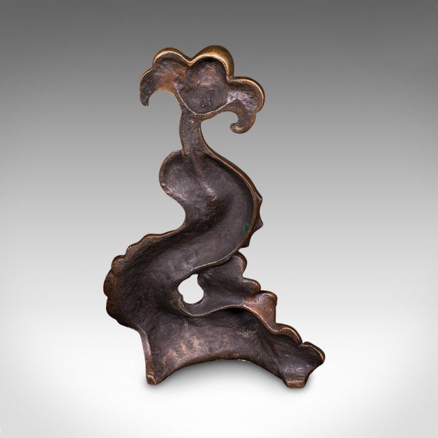 Antique Mythical Dolphin Doorstop, English, Bronze Door Keeper, Regency, c.1820 For Sale - Image 4 of 9
