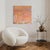Contemporary Rebecca Koury Original "Moving Light" Amber Coral Contemporary Abstract Painting, Acrylic on Canvas, Carmel California Art, 2021 For Sale - Image 3 of 4