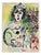 Marc Chagall, The Clown with Flowers, 1960, Lithograph For Sale