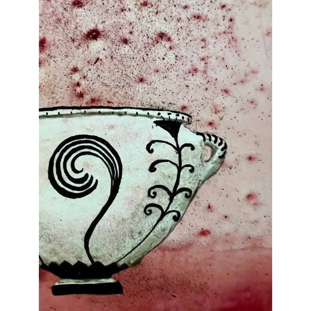 The mixed media painting, "Vessel Of Growth" is from a large series of very small mixed media paintings on panels, of...