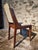 Wood Mid-Century French Walnut Dining Chairs in Light Taupe Upholstery, 1950s, Set of 5 For Sale - Image 7 of 18