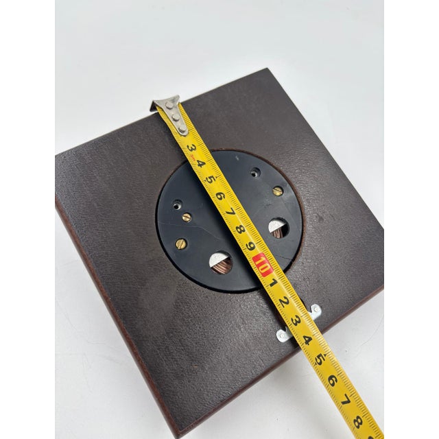 Metal Vintage Barometer with Thermometer, 1950s For Sale - Image 7 of 10