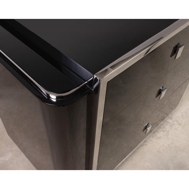 Ralph Lauren Art Deco Style Lacquered Duke Nightstand For Sale - Image 10 of 18