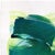 Contemporary Green Swirl 2 - Original Green Abstract Ink Painting on French Linen Paper by Bettina Mauel For Sale - Image 3 of 6