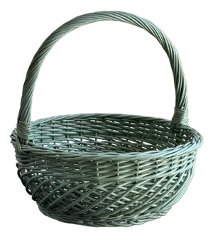 Vintage Late-20th Century European-Style Basket