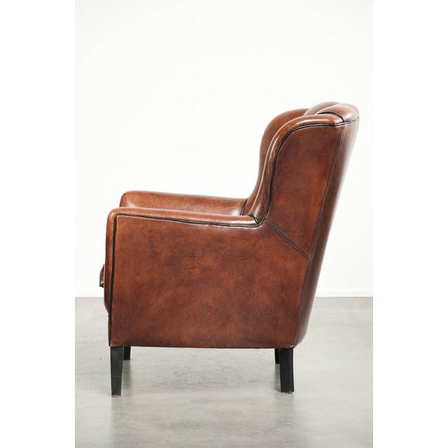 Club Chair in Sheepskin Leather For Sale - Image 5 of 15