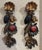 Pair of Mid 20th Century French Carved Gilt and Polychromed Wall Sculptures For Sale - Image 4 of 6