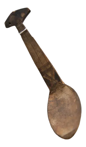 Vintage African Wooden Spoon