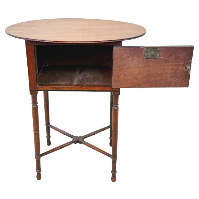 19th Century Early 19th Century Georgian Oval Top Occasional Table in Mahogany, 1815 For Sale - Image 5 of 11