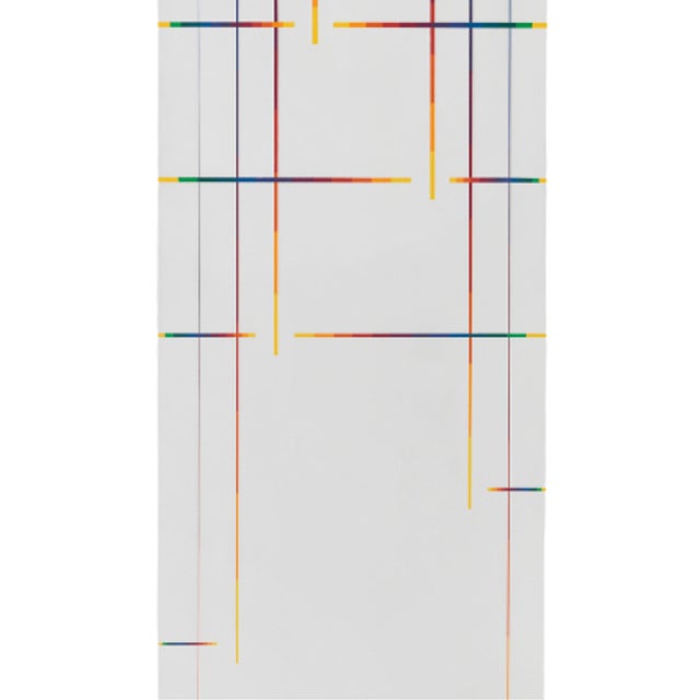 Paolo Minoli, These Few Notes in Light, Italy, 1989, Acrylic on Board For Sale - Image 4 of 9