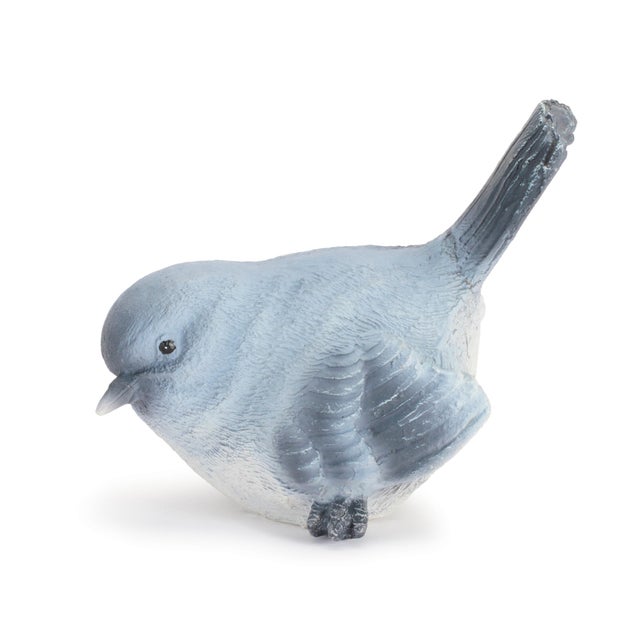 2020s Blue Songbird Resin Figurine (Set of 6) For Sale - Image 5 of 5