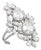 Natural Diamond Ring in 18k Gold, 2.73ct Asscher Cut For Sale