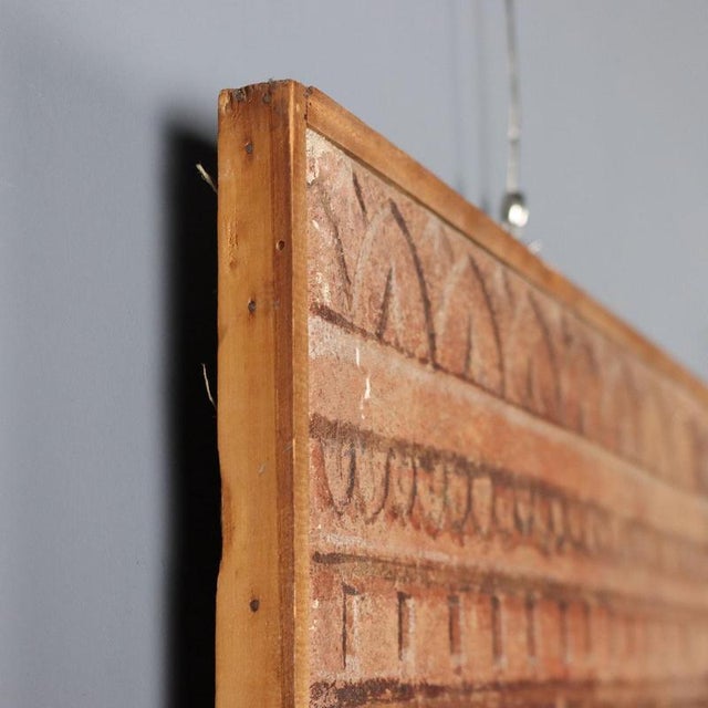 Imitation Fresco Fragment with Face of Saint Anthony the Abbot For Sale - Image 9 of 11