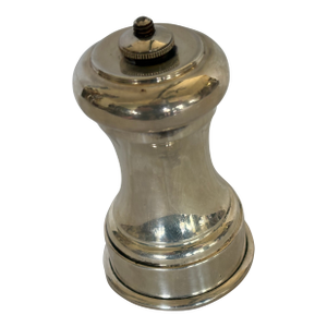 Late 19th Century Sterling Silver Pepper Mill