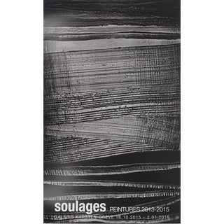 Outrenoir July 28 Poster by Pierre Soulages For Sale