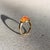 1990s 18k Gold Hand Carved Mexican Fire Oral Feu Ring by Tony Malmed, Size 7.25 For Sale - Image 11 of 12